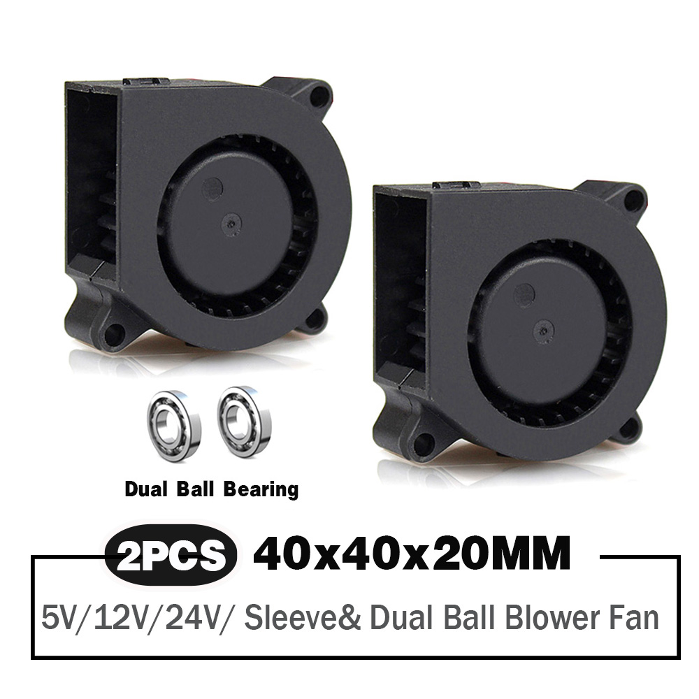 3D Printer Power Supply - 2 Pieces 40mm Blower Fan 4020