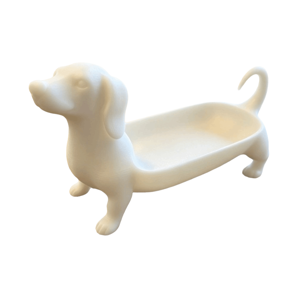 3D Printing Jewelry - New Dachshund Sausage Dog Jewelry Storage