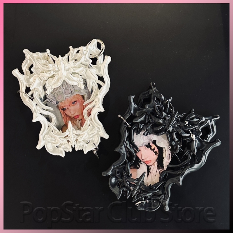3D Printing Design Free - Photocard Holder Punk Liquid Bone Butterfly
