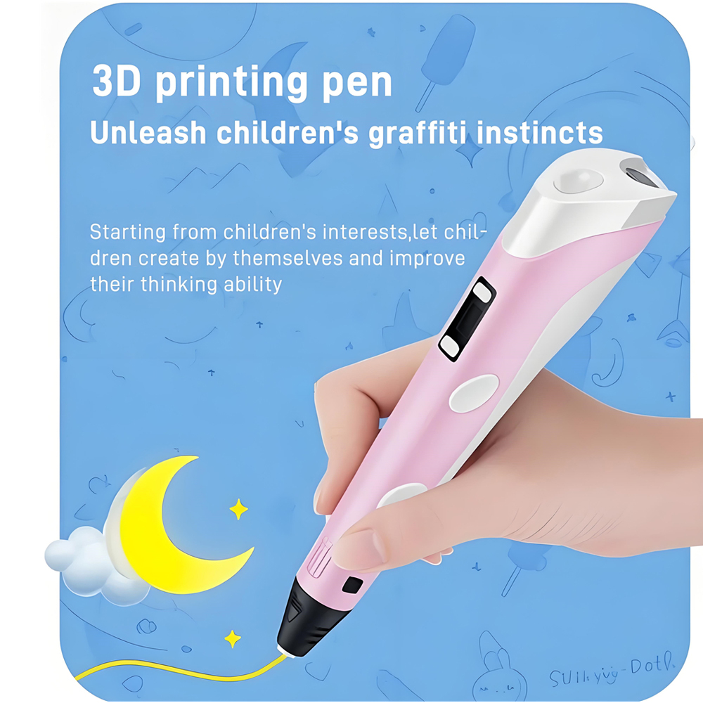 3D Pen With LCD Screen Compati - 3D Printing Use 评论和价格