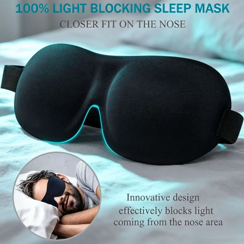 3D Sleep Mask Blindfold 2pcs S - 3D Printing Mask 评论和价格