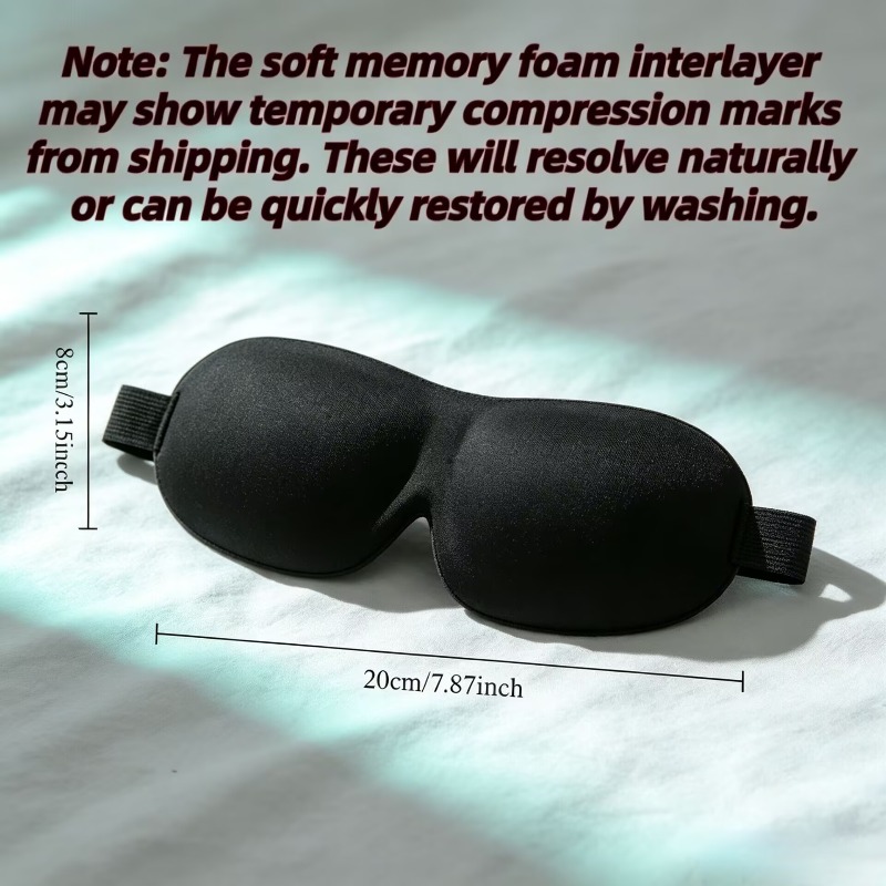 3D Sleep Mask Blindfold 2pcs S - 3D Printing Mask 评论和价格