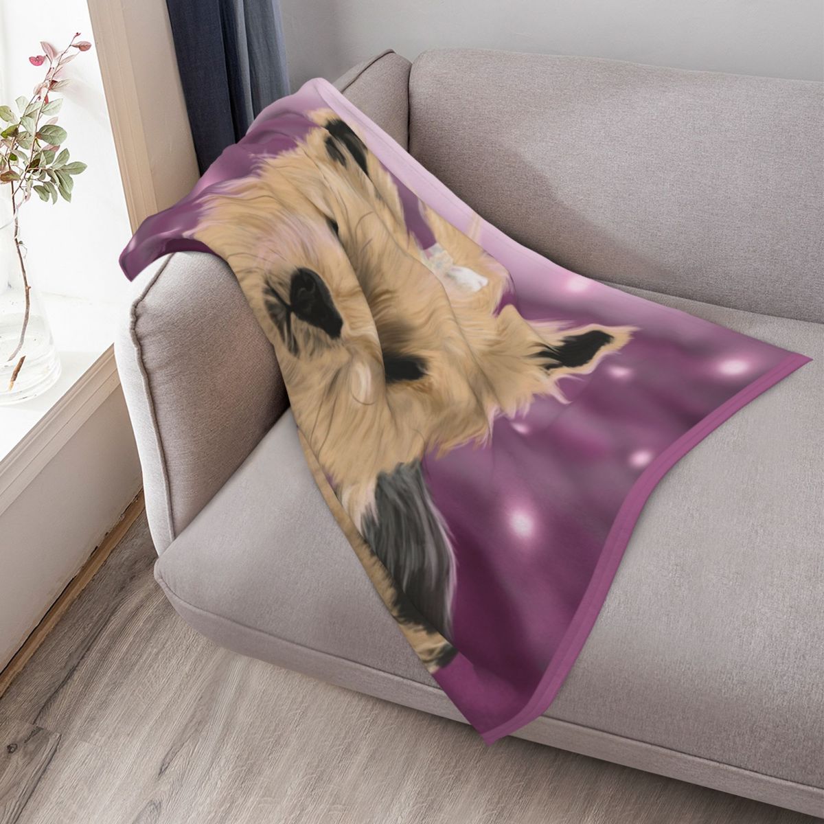 Daisy the Yorkshire Throw Blan - 3D Printing Yorkshire 评论和价格