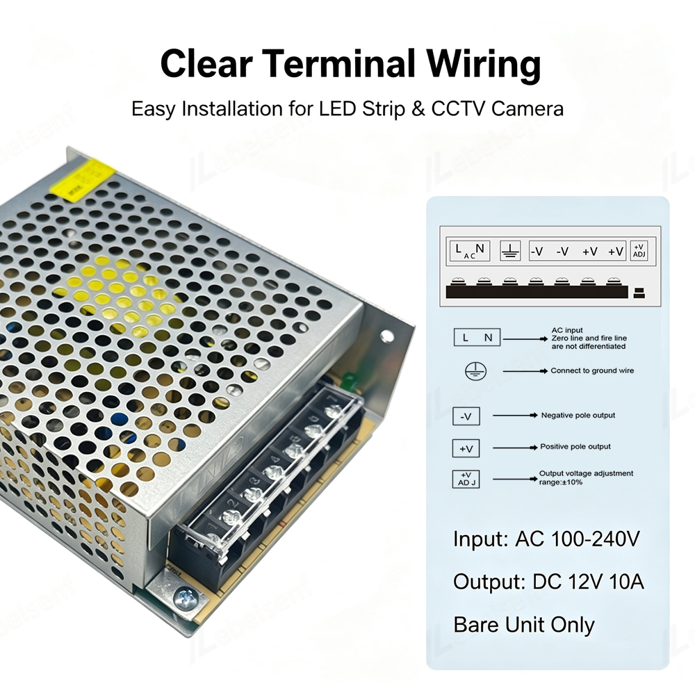S-120-12 120W 12V 10A Switchin - 3D Printer Power Supply 评论和价格