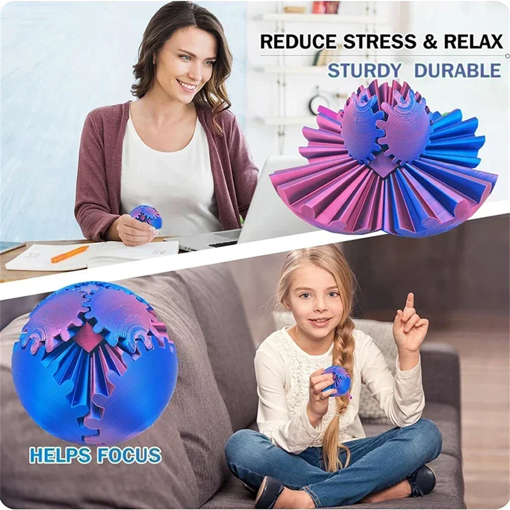 Gear Ball 3D Printed Fidget To - 3D Printing Fidget Toys 评论和价格