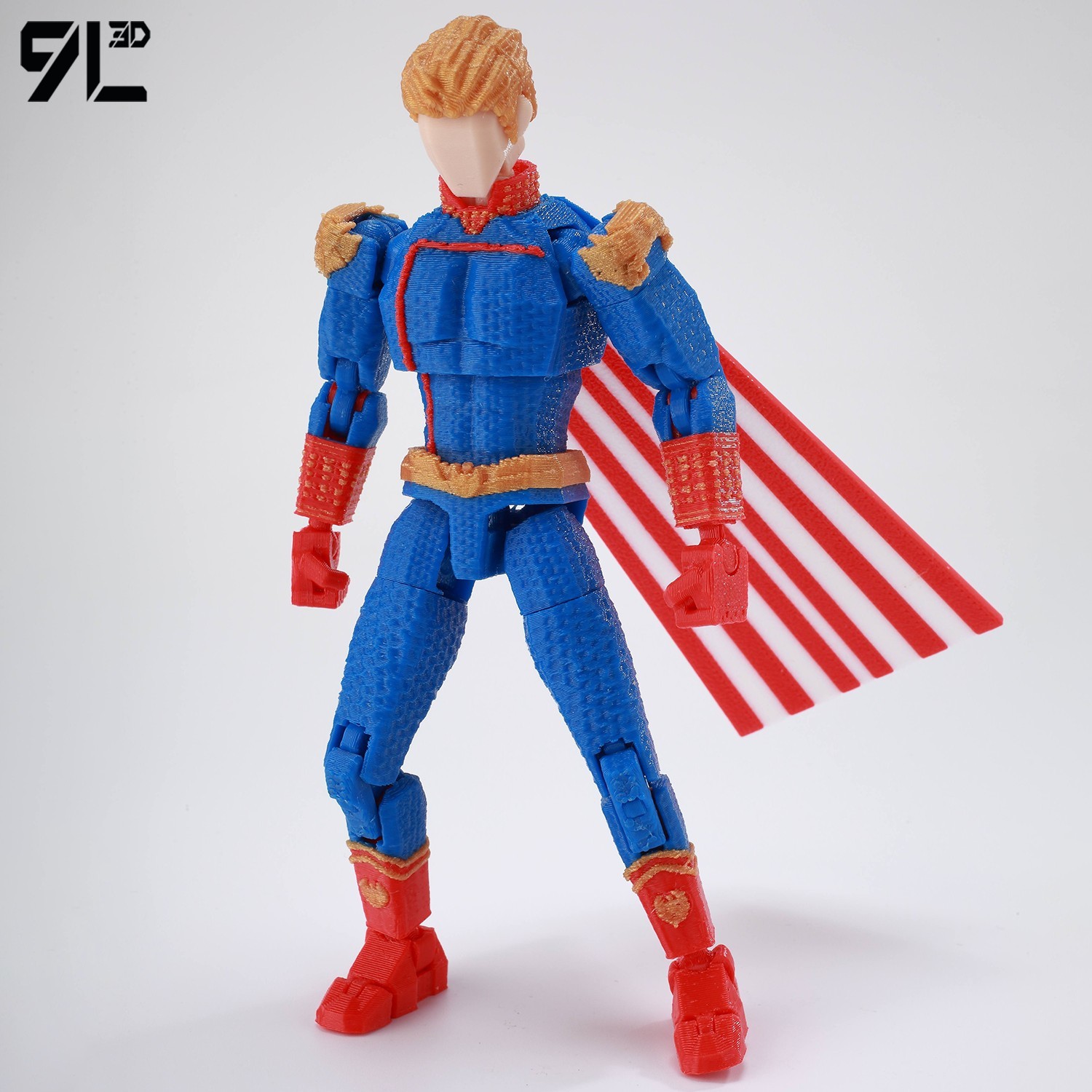 9L3D American Comics Super Sol - 3D Printing Joint 评论和价格