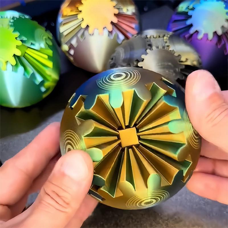 Gear Ball 3D Printed Spin Ball - 3D Printing Fidget Toys 评论和价格
