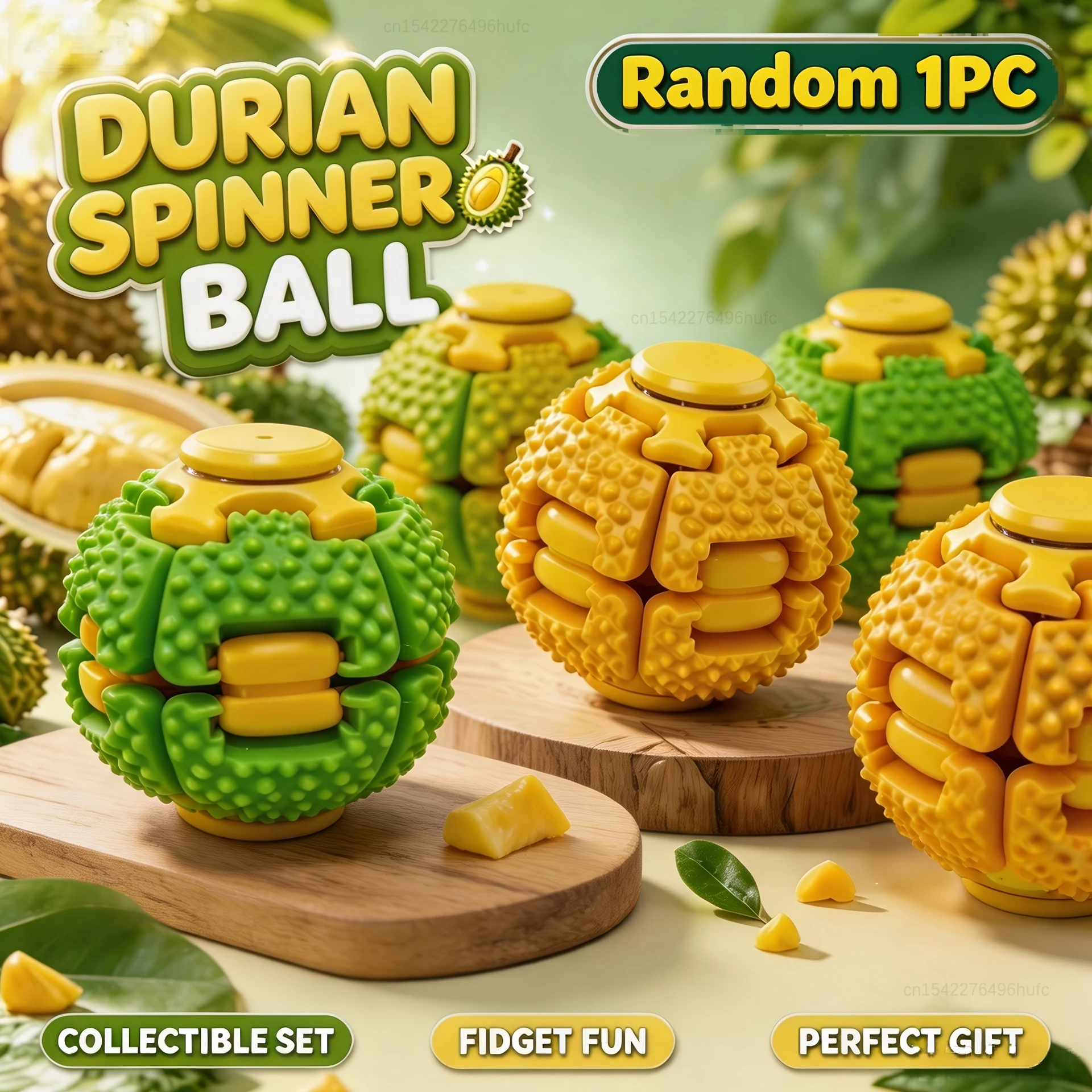Durian Shape Fidget Spinner Ba - 3D Printing Fidget Toys 评论和价格