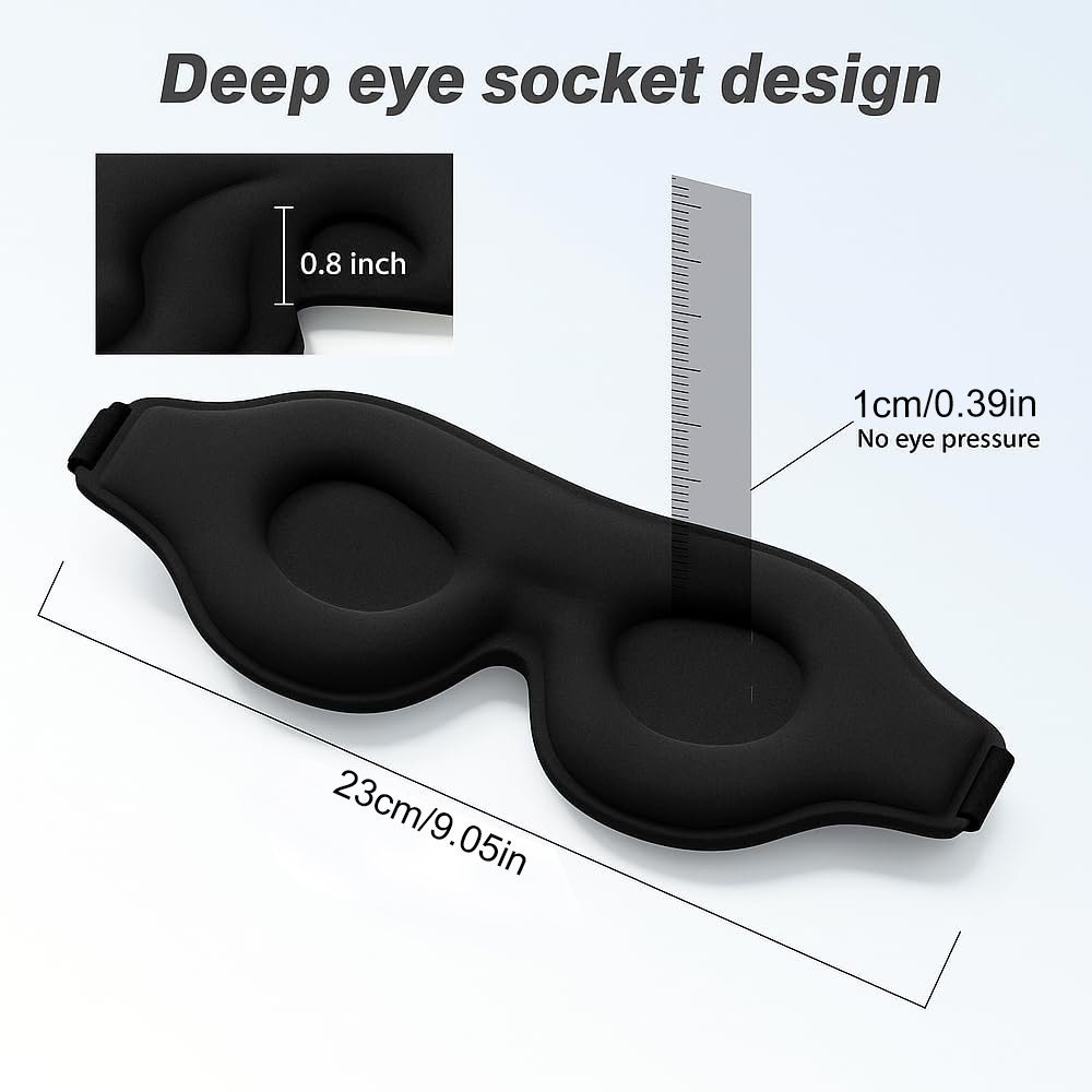 1PCS Sleep Mask, 3D Blocking L - 3D Printing Mask 评论和价格