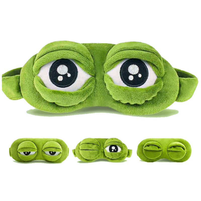 3D Sad Frog Sleep Mask Natural - 3D Printing Mask 评论和价格