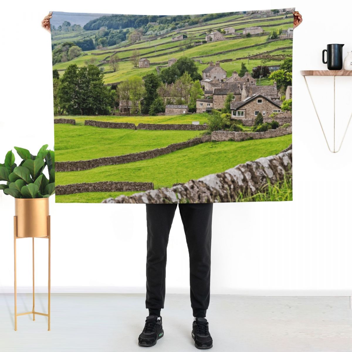 Gunnerside Yorkshire Throw Bla - 3D Printing Yorkshire 评论和价格