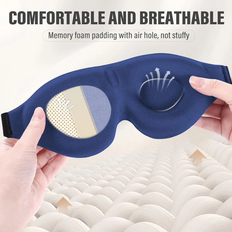 3D Night Sleep Eye Mask Breath - 3D Printing Mask 评论和价格