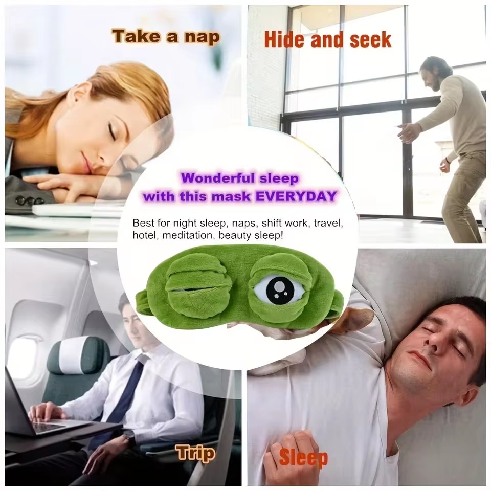 3D Frog Sleep Mask Natural Sle - 3D Printing Mask 评论和价格