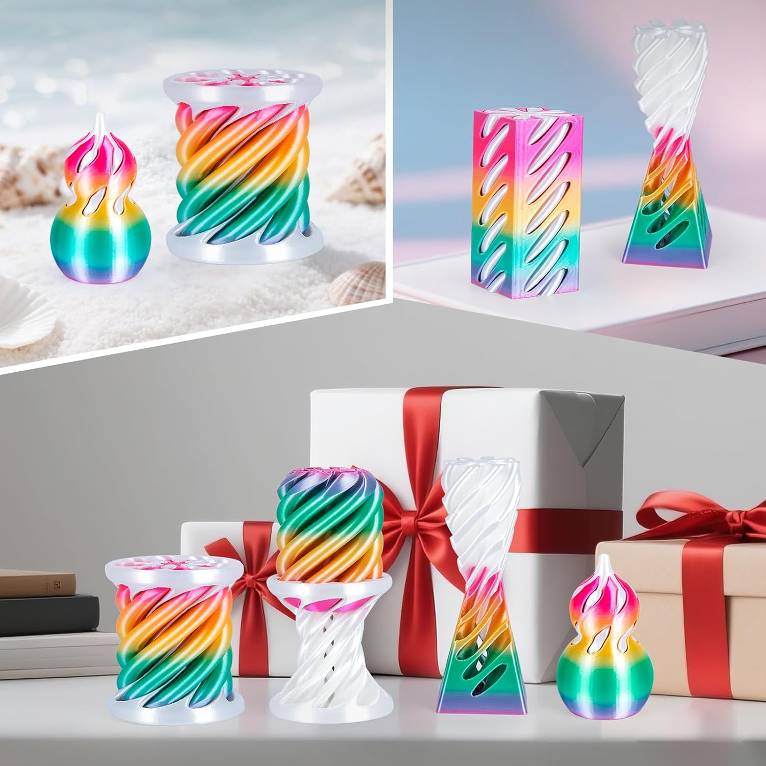 6 Pack Spiral Cone Fidget Toys - 3D Printing Fidget Toys 评论和价格