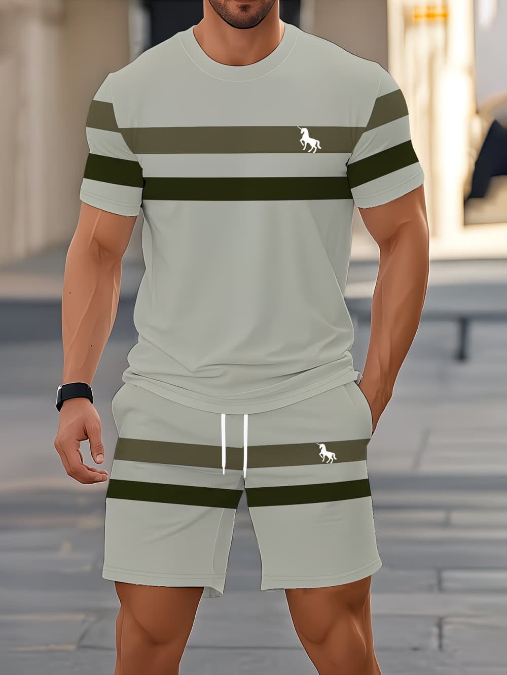 Men's Summer Sets Funny 3D Str - 3D Printing Jersey 评论和价格