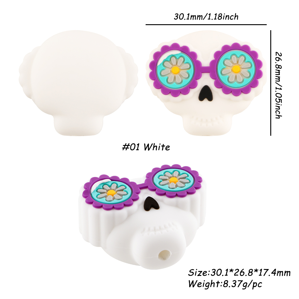 8pcs 3D Silicone Focus Beads A - 3D Printing Jewelry 评论和价格