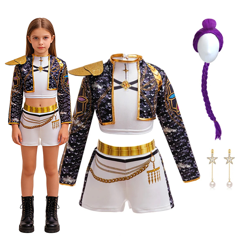 Girls Hip‑Hop 3D Print Gold Tr - 3D Printing Jewelry 评论和价格