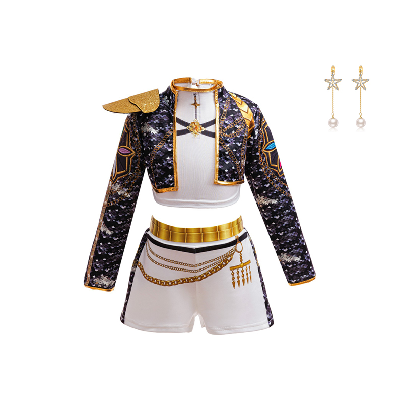 Girls Hip‑Hop 3D Print Gold Tr - 3D Printing Jewelry 评论和价格