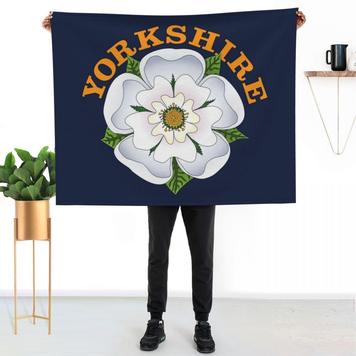 White Rose of Yorkshire Throw  - 3D Printing Yorkshire 评论和价格