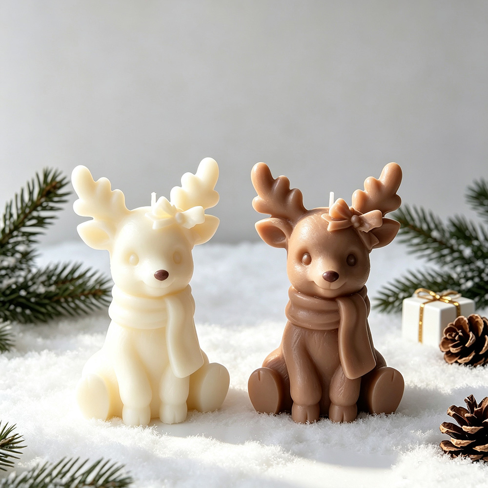 Sitting Reindeer Silicone Cand - 3D Printing Concrete 评论和价格