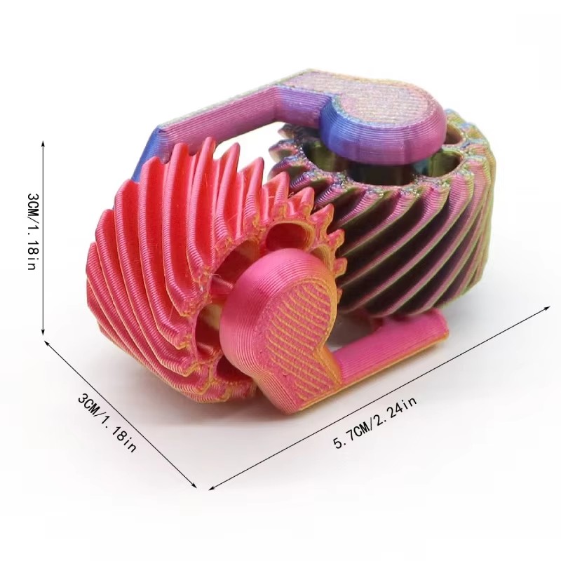 1PCS 3D Printed Fidget Spinner - 3D Printing Fidget Toys 评论和价格